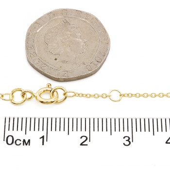 New 9ct gold 7 1/2 inch belcher Bracelet